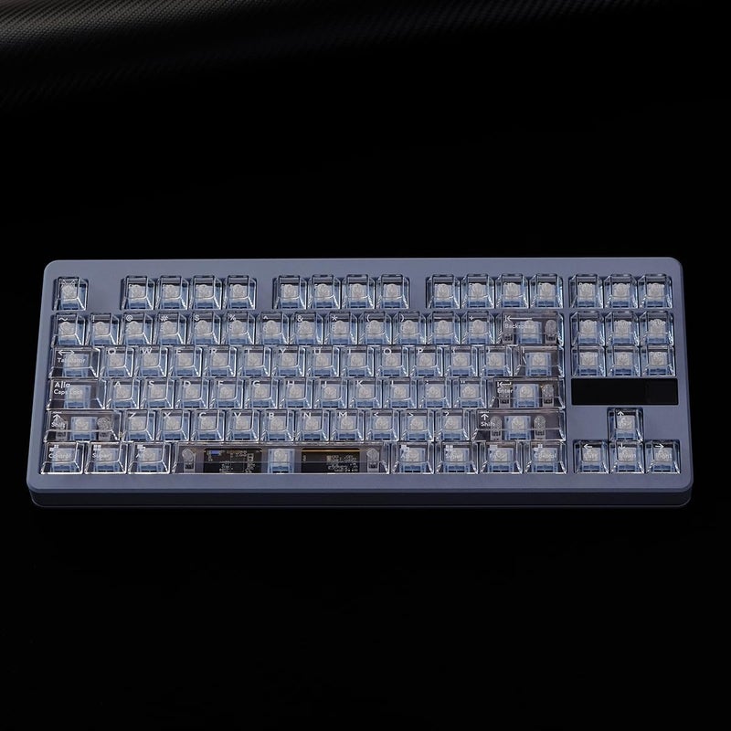Sumgsn 114 Keys Clear Keycaps PC Cherry Profile White Transparent Keycaps Set Fit for 60% 65% 75% 95% Cherry Mx Switches Mechanical Keyboard - Image 3